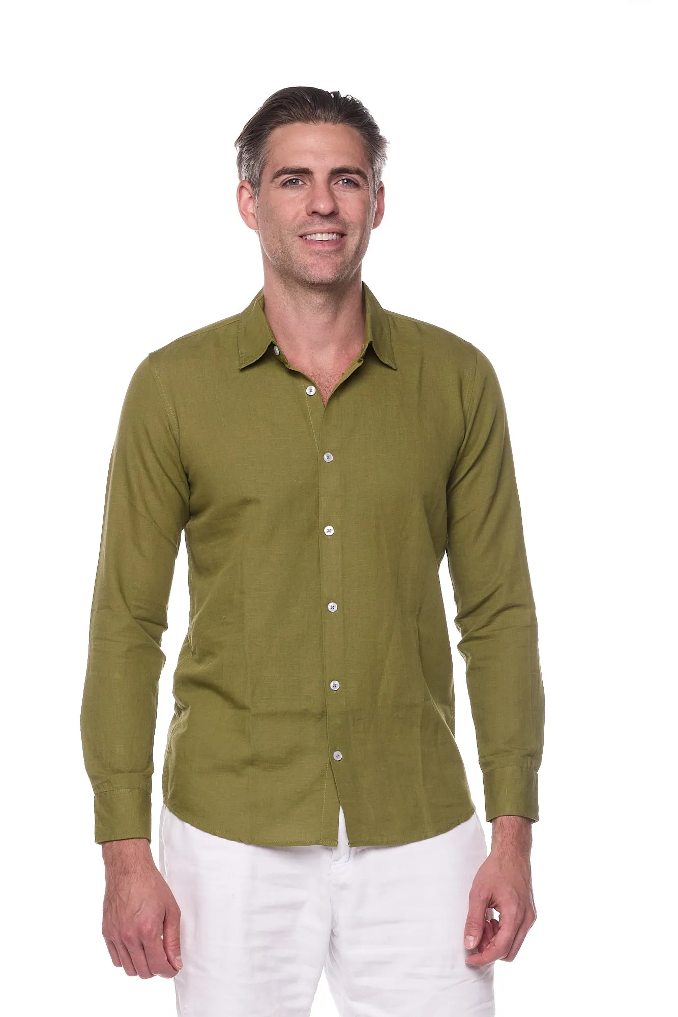 122 linen men shirts