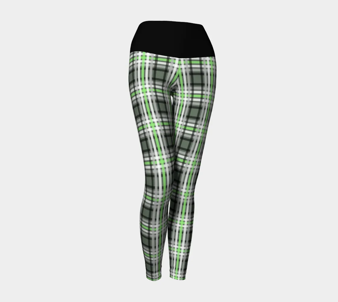 Agender Plaid Yoga Leggings