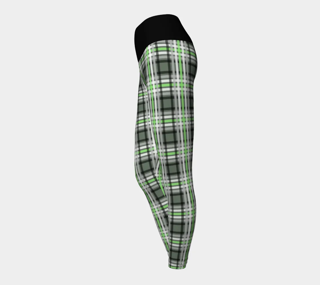 Agender Plaid Yoga Leggings