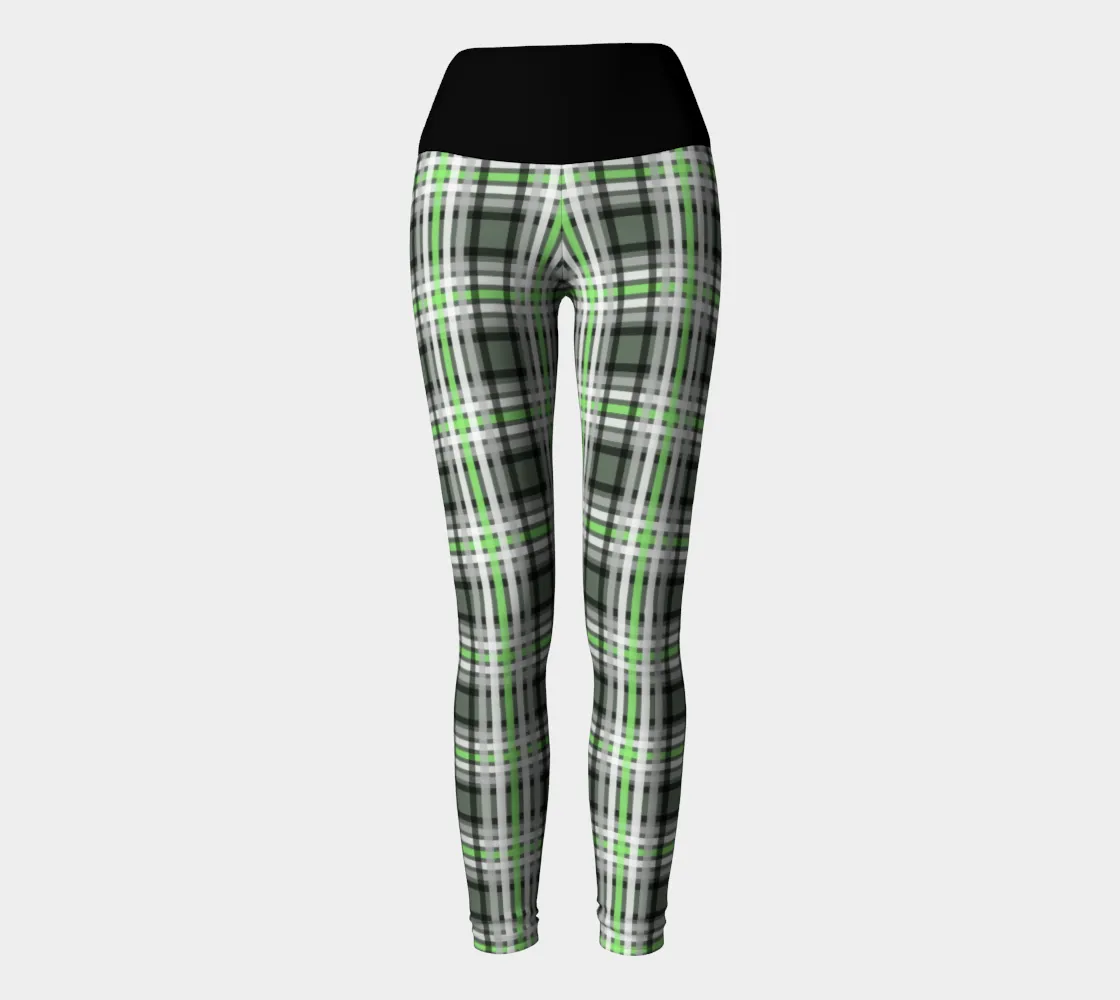 Agender Plaid Yoga Leggings