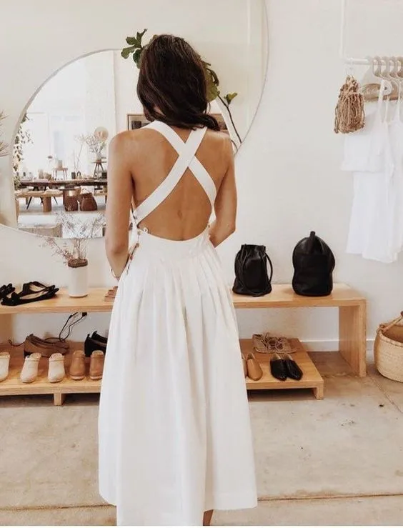 Backless Stylish Dress