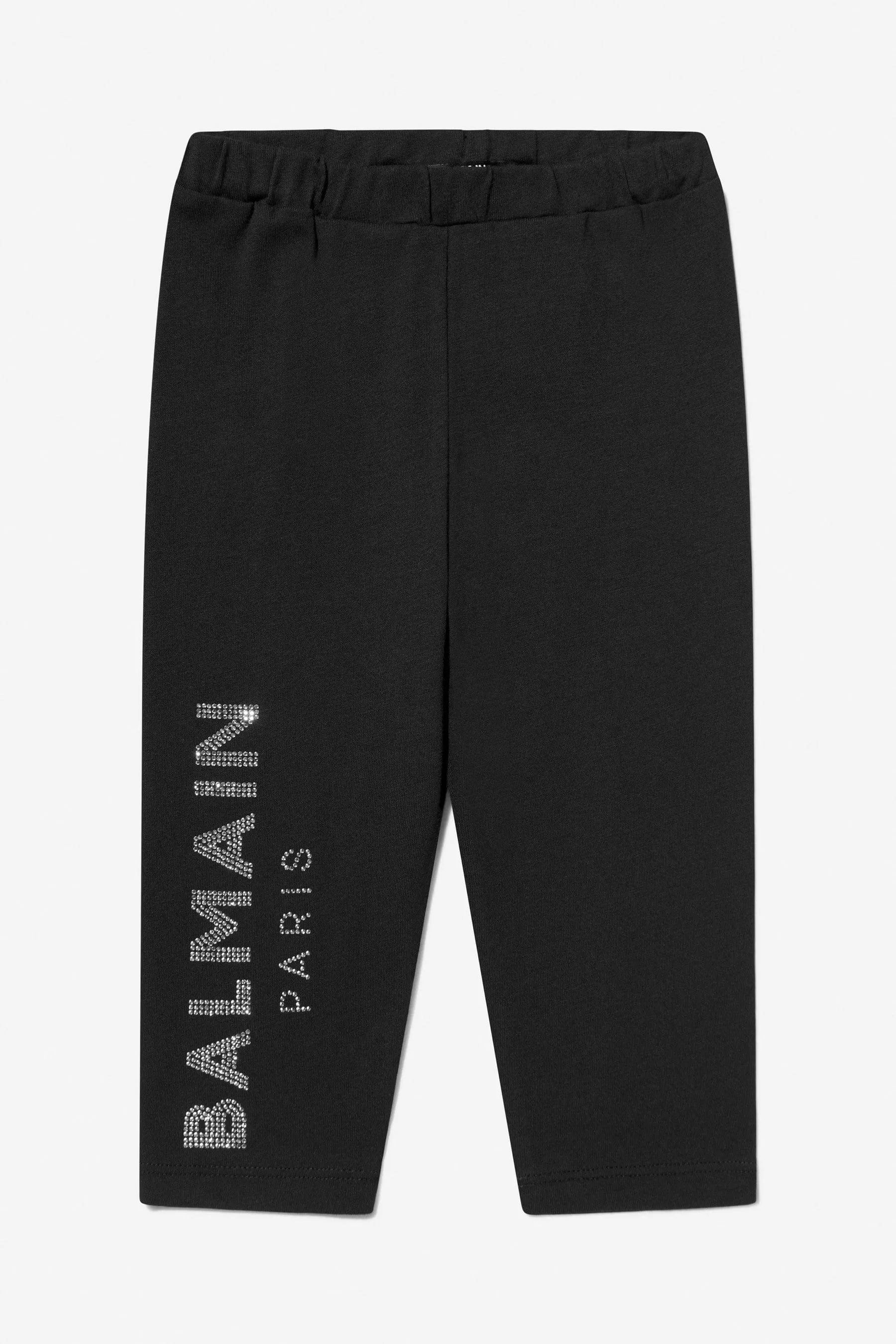 Balmain Baby Girls Cotton Logo Leggings