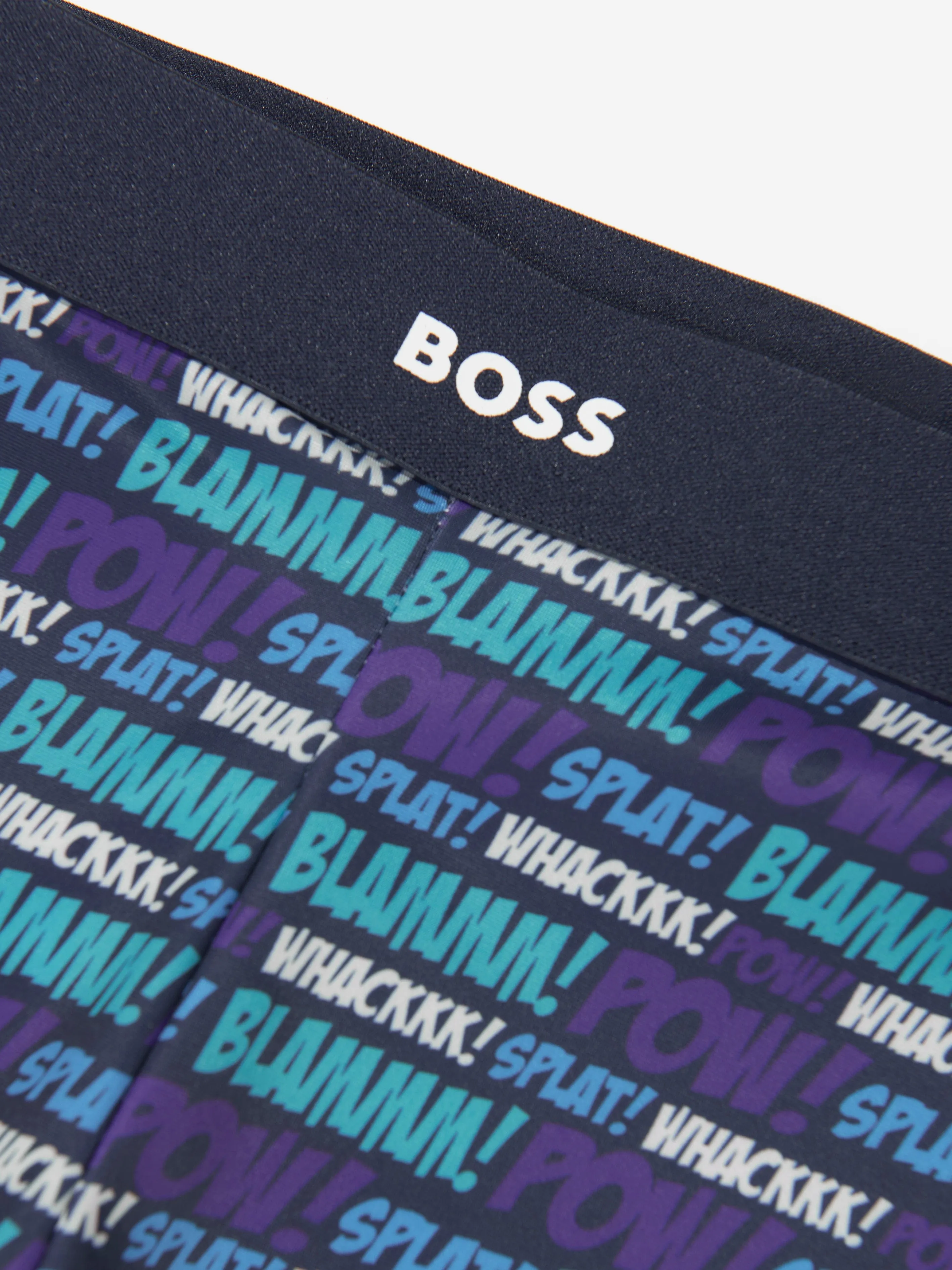 BOSS Girls Comic Pop Art Leggings in Navy