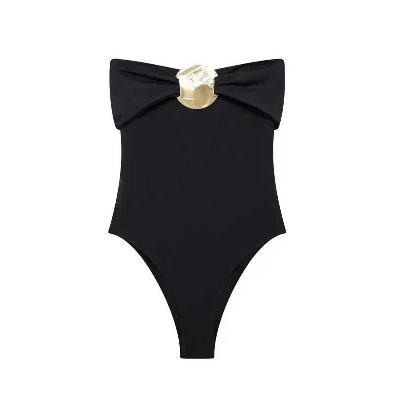 Bow-Front Chic Bodysuit