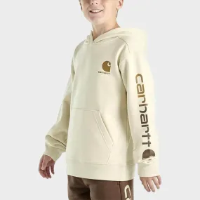 Boys Cream Carhartt Hoodie