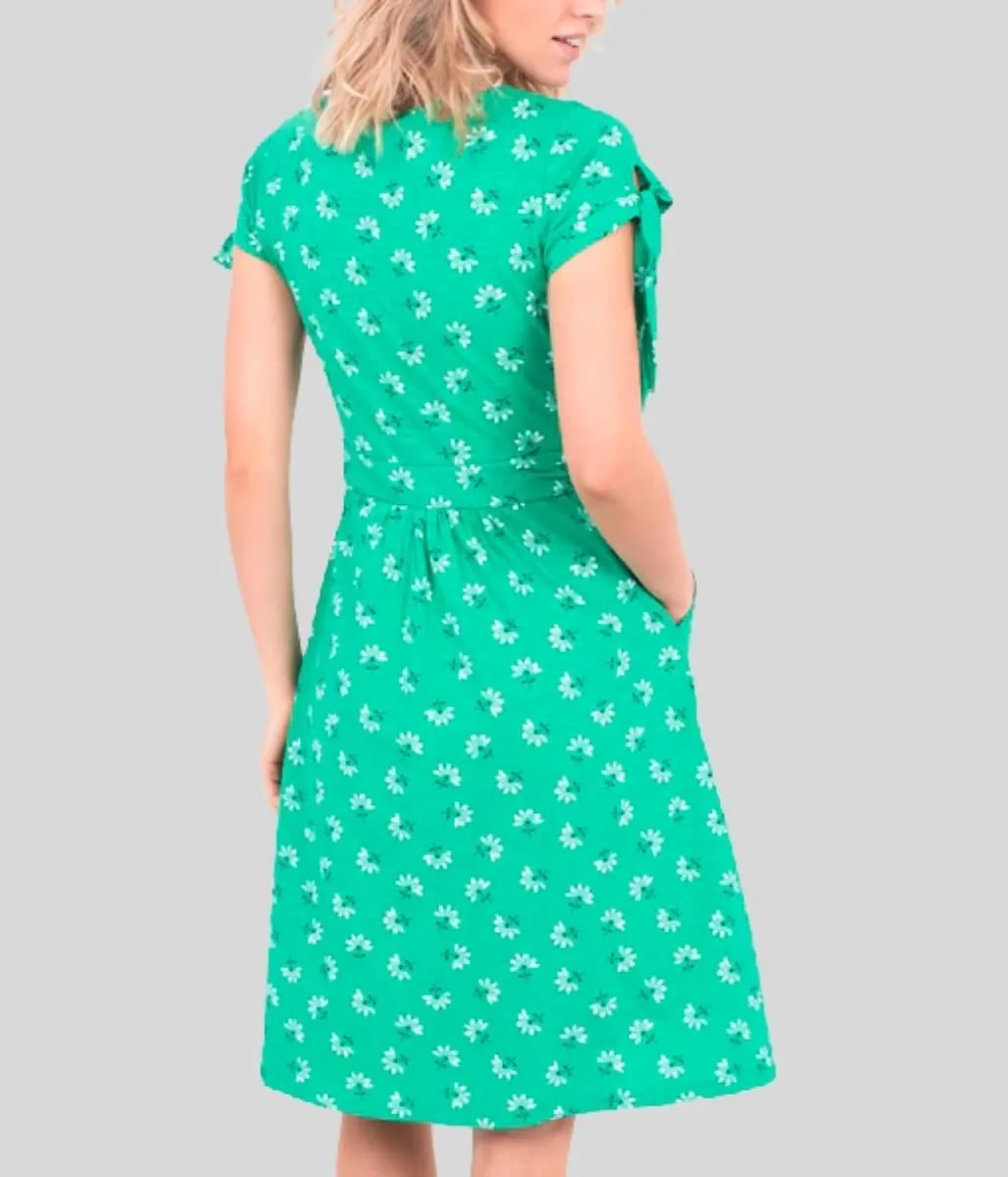 Brakeburn Green Eva Jersey Dress