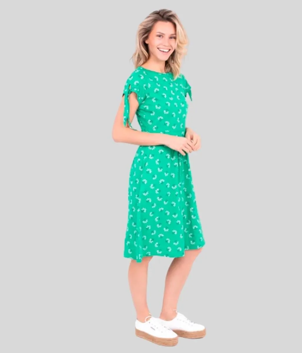 Brakeburn Green Eva Jersey Dress