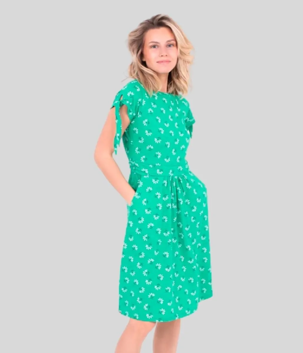 Brakeburn Green Eva Jersey Dress