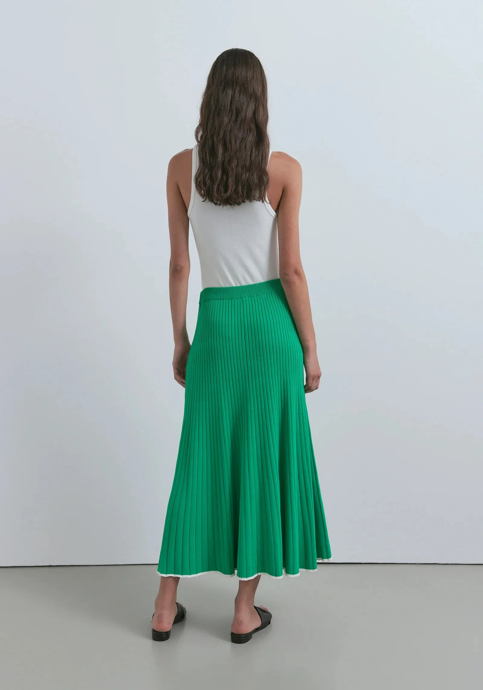 Carraway Skirt- Clover Green