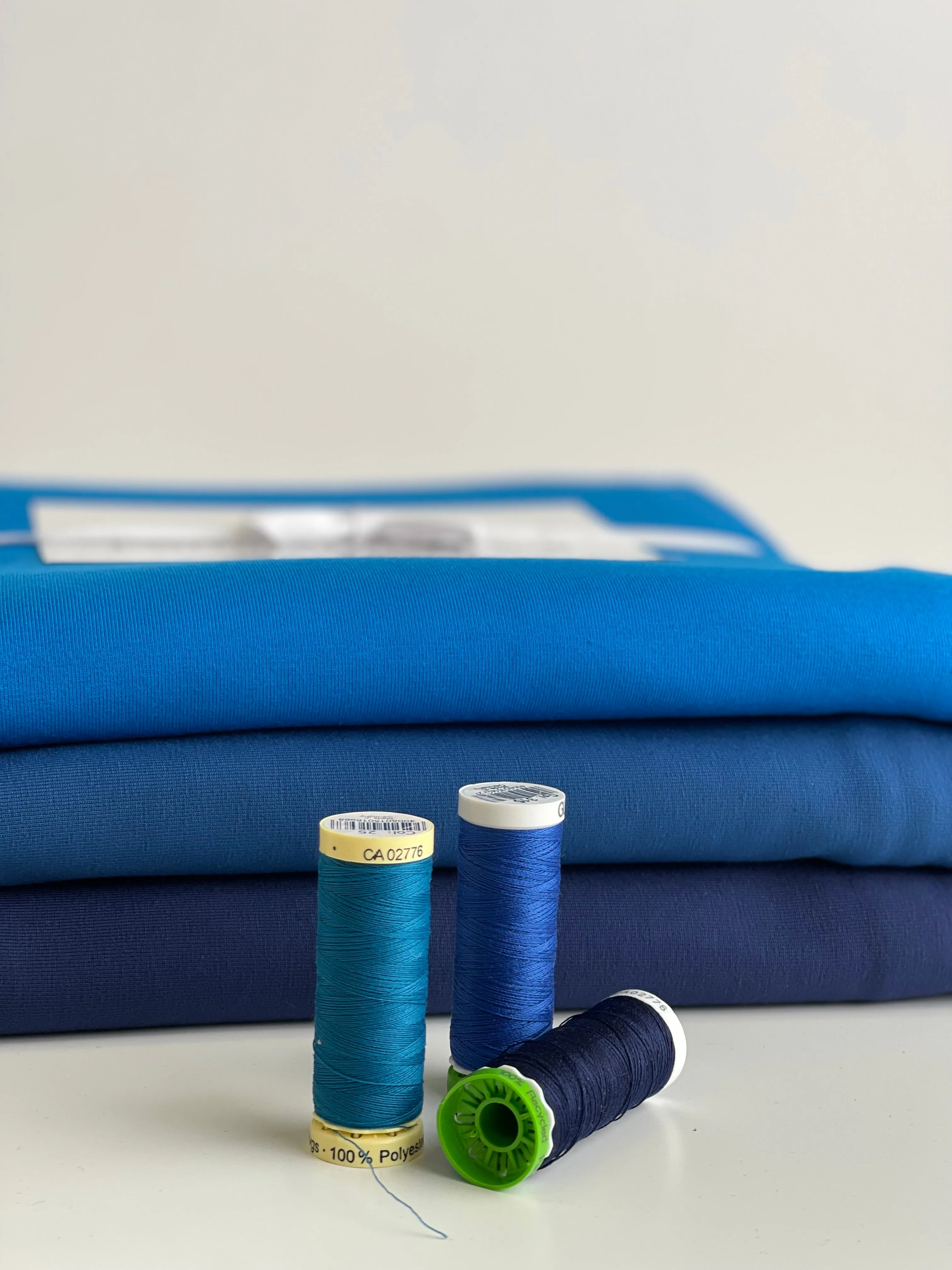 Colour Bundles - Blue Ocean Essential Chic Cotton Jersey Fabrics