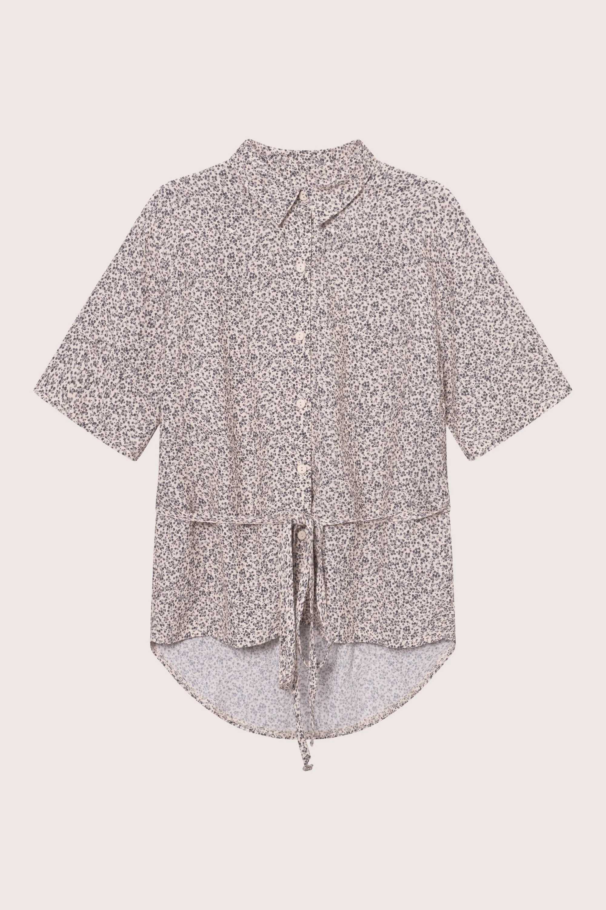 Ella Blouse - Petite Antrachite Flower