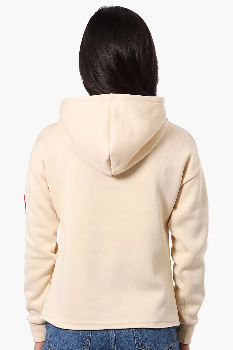 Fahrenheit Solid Basic Hoodie - Cream