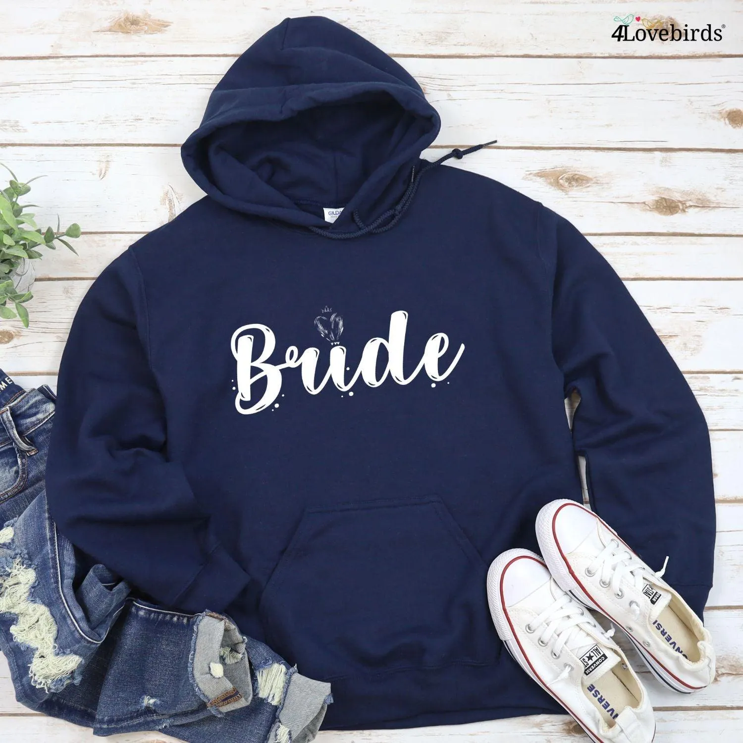 Get that Perfect Picture: Chic Coordinated Bride & Bridesmaid Matching Set!