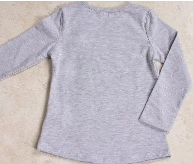 Girls Crew Neck Long Sleeves T-shirt