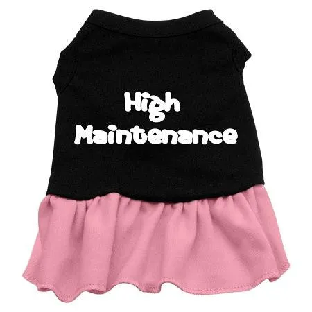 High Maintenance Dresses Black with Pink XXXL (20)