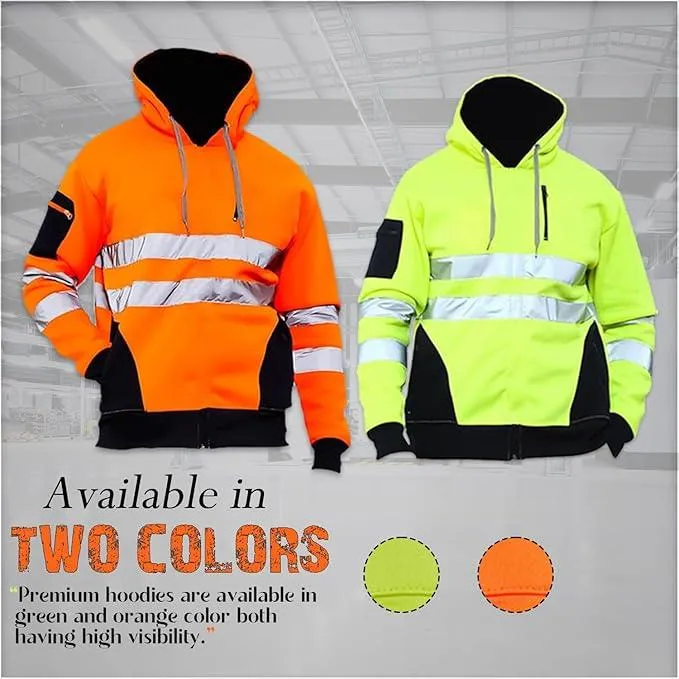 High vis jacket, Soft And Comfortable Pullover hi viz hoodie