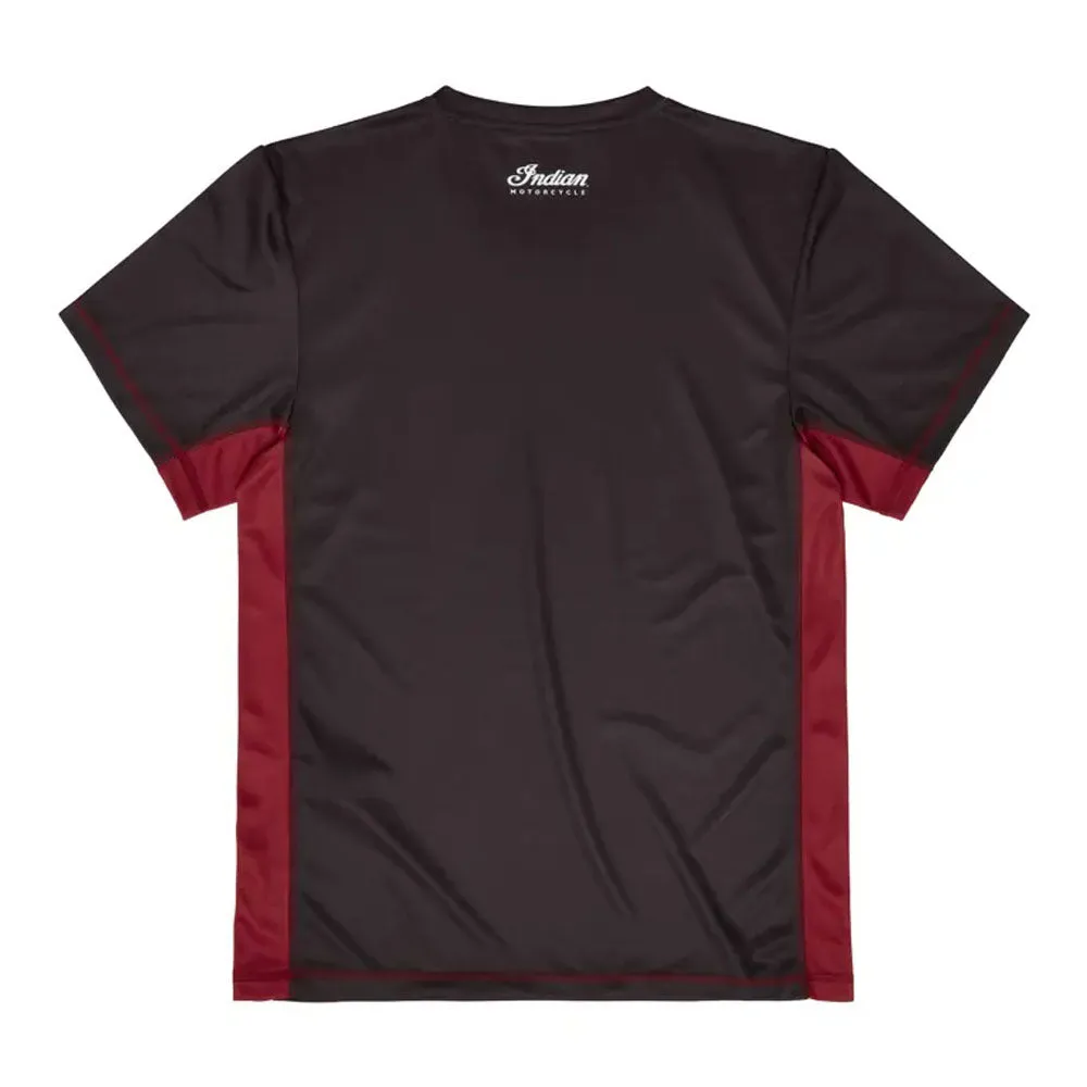 Indian Motorcycle  Mens Team Jersey Tee Soft Lightweight Comfortable Black