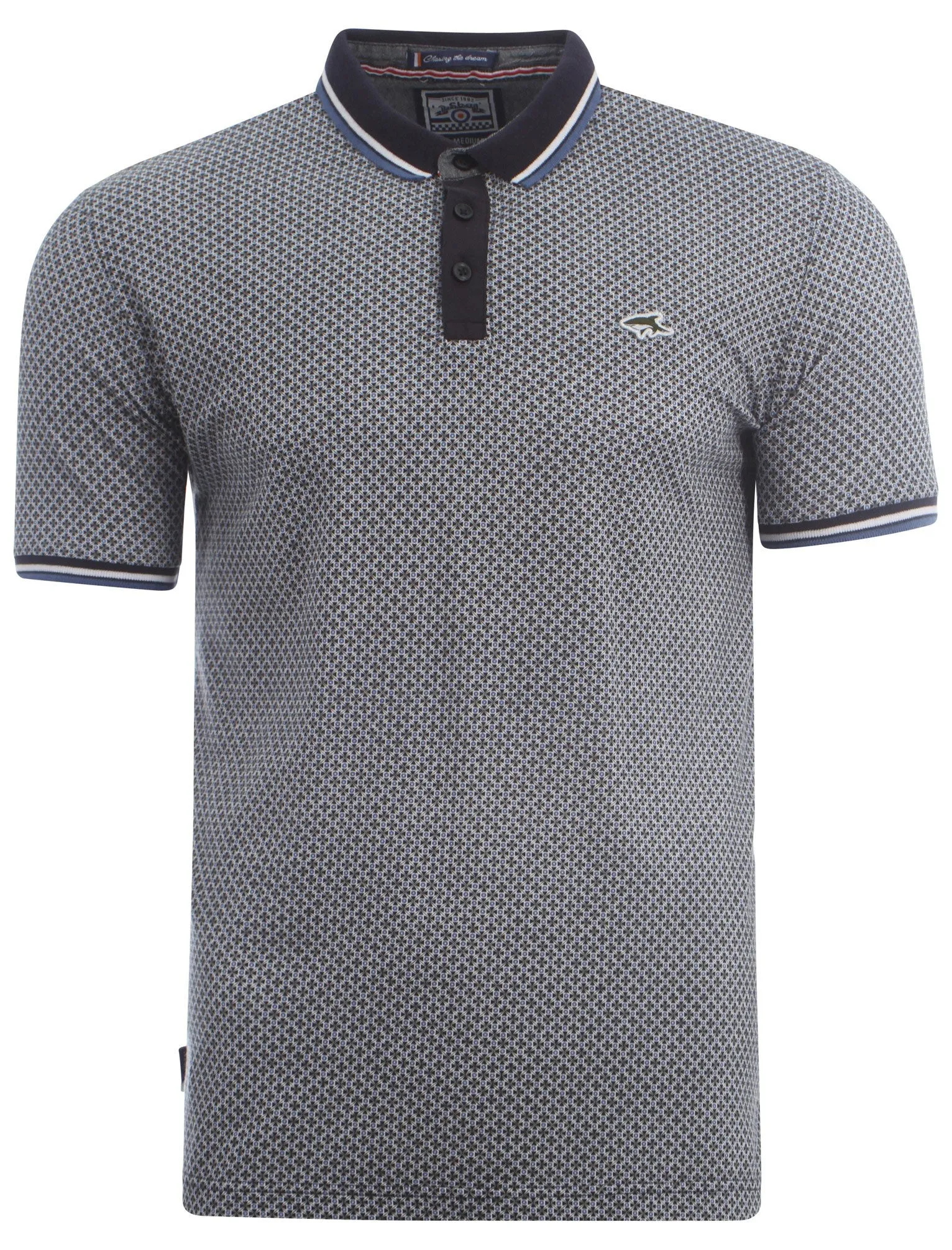 Le Shark true navy Adderley polo shirt