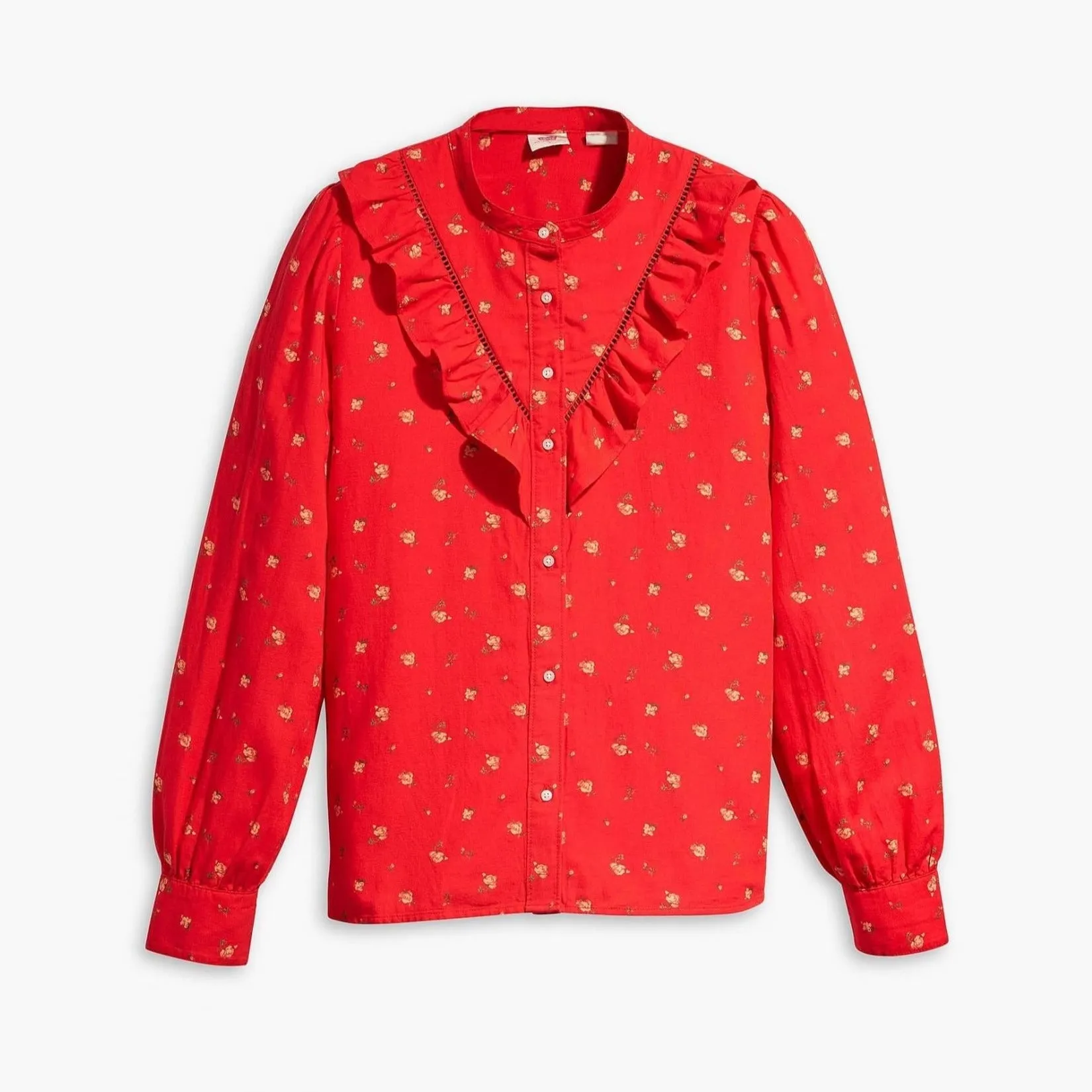 Levi's Carinna Blouse Nina Floral Script Red