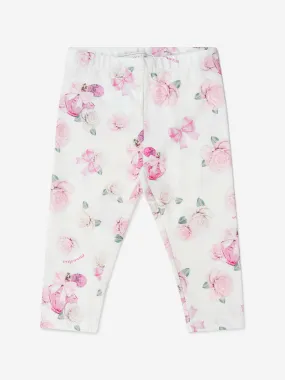 Monnalisa Baby Girls Rose Print Leggings