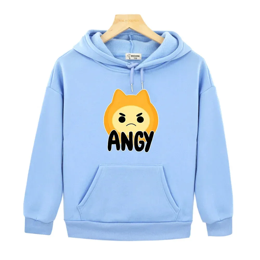 Ooblets Hot Game Hoodies Casual Comfortable Children Hooded Sweatshirt for Autumn/Winter Kawaii Boys Girls Clothing Fleece Hoody