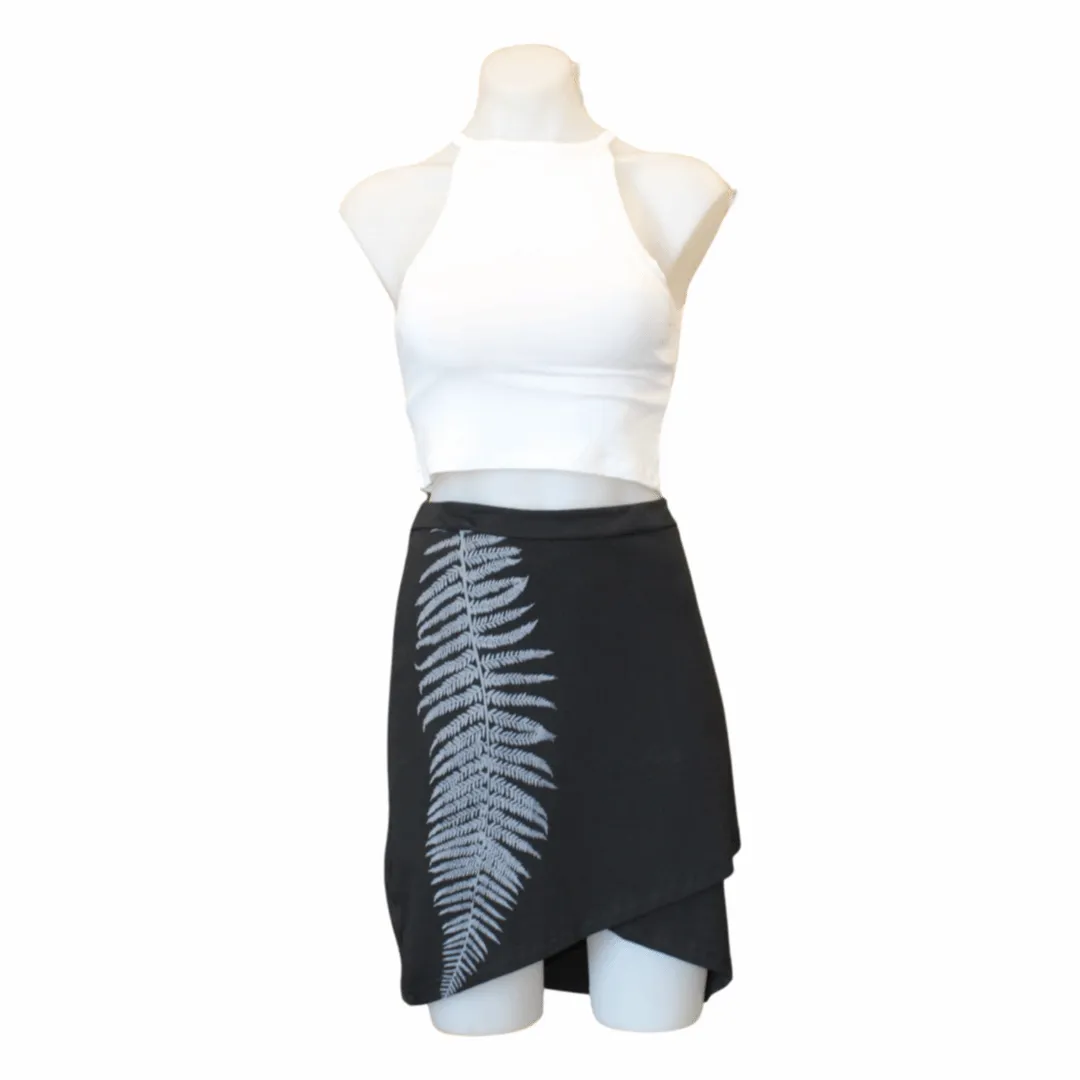 Organic Cross Skirt Fern