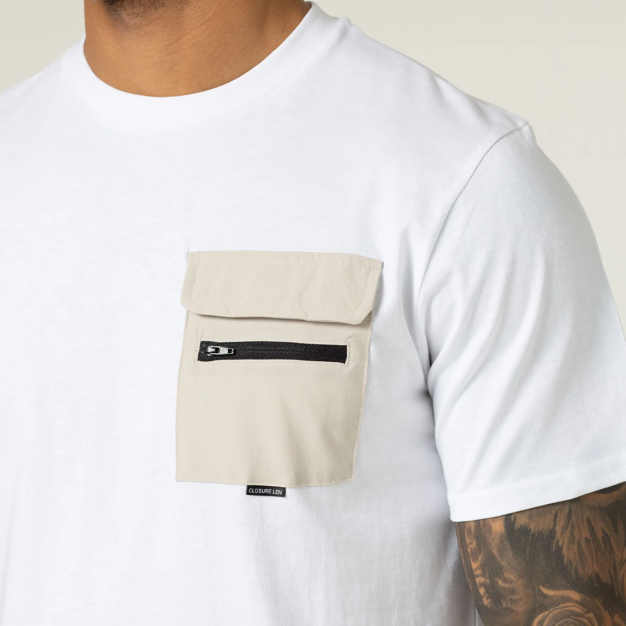 Pocket Utility T-Shirt | White