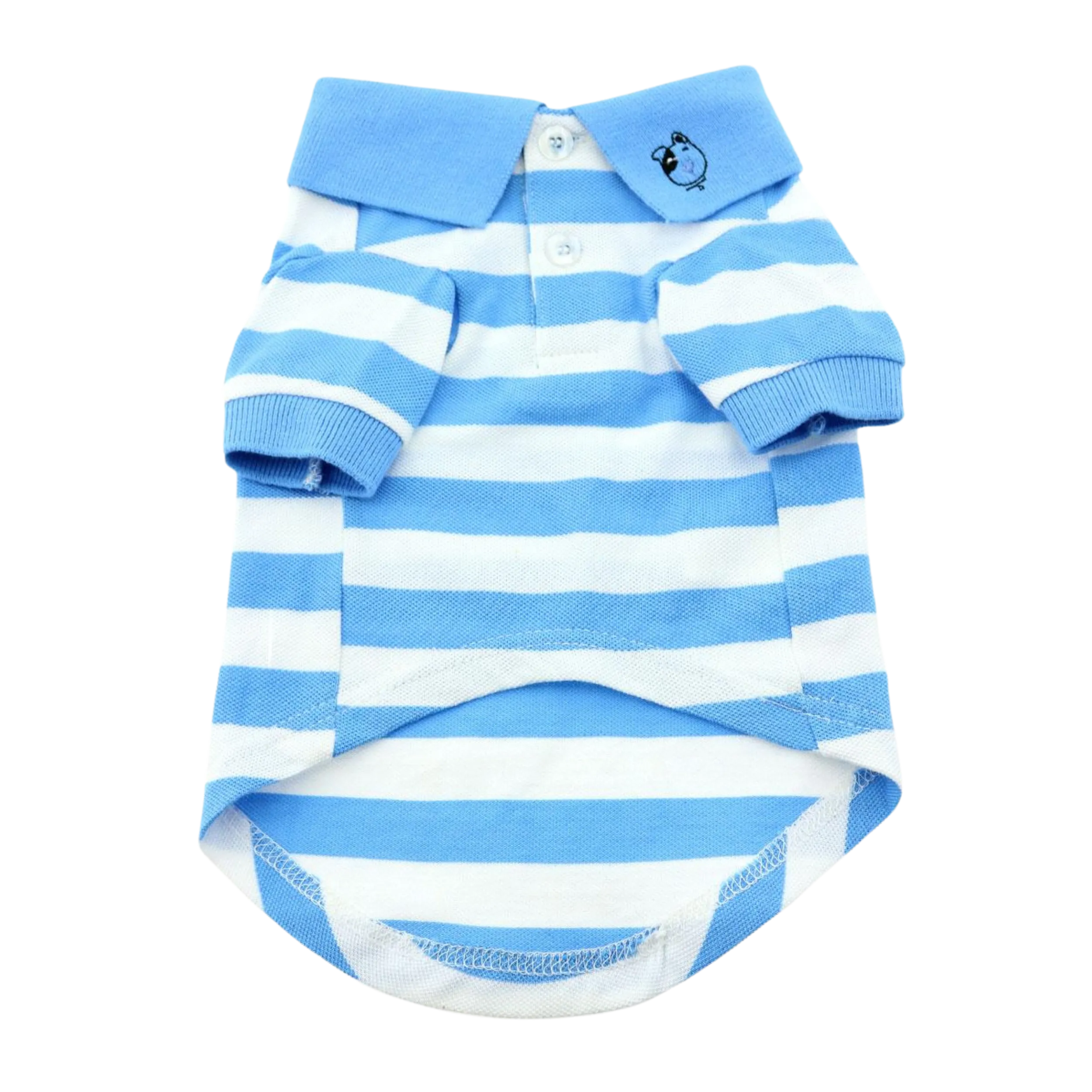 Polo Shirt | Azure Stripes