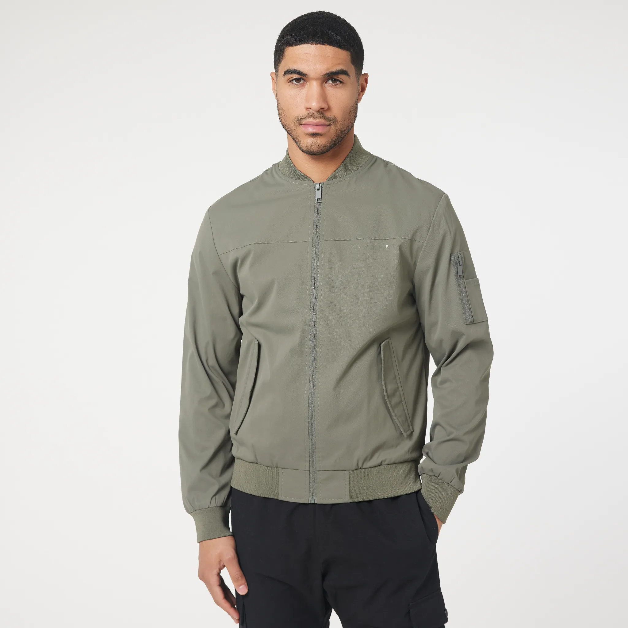 Premium Bomber Jacket | Washed Khaki