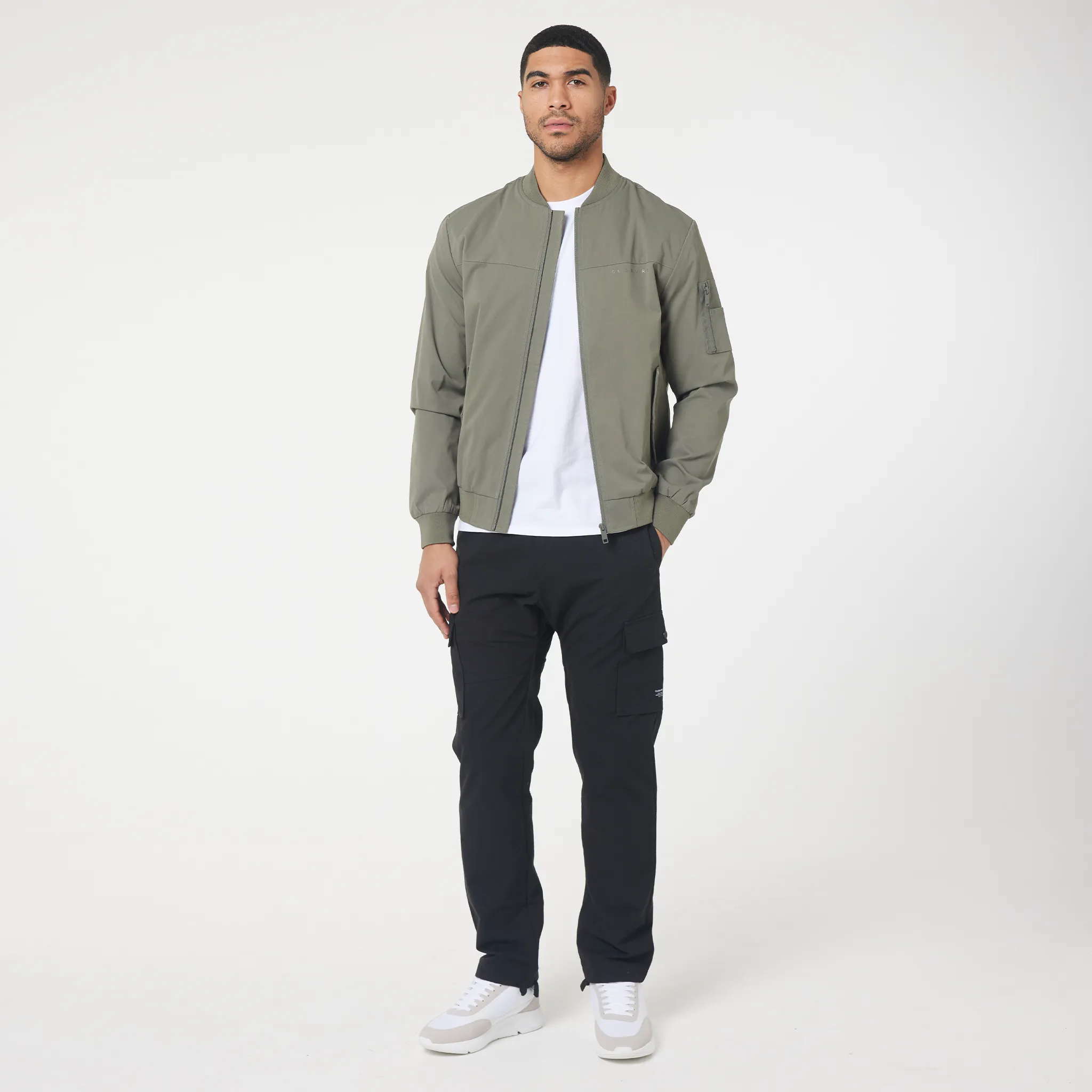 Premium Bomber Jacket | Washed Khaki