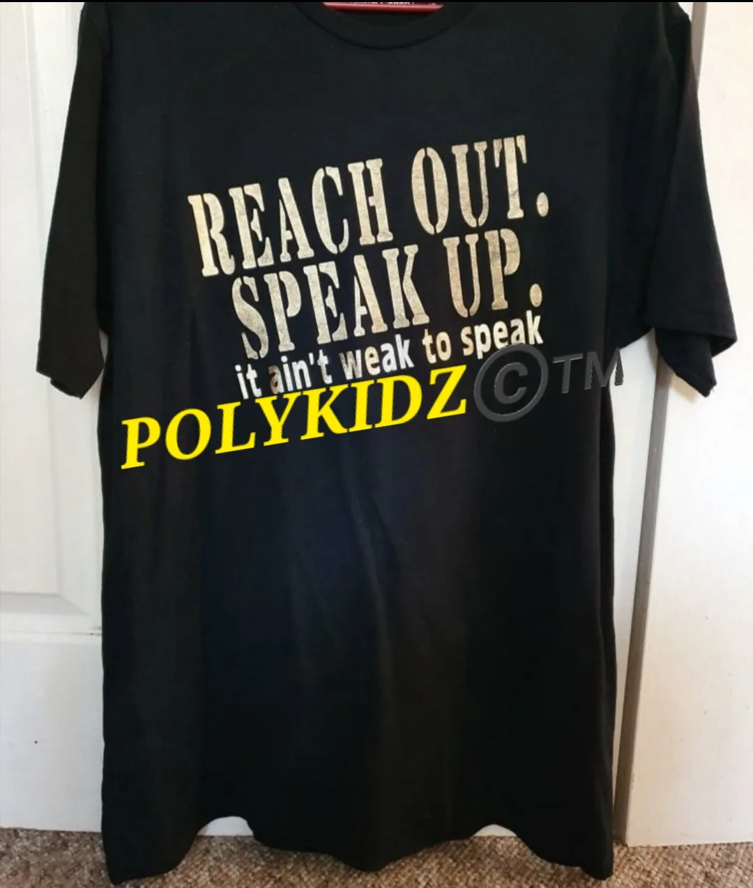 REACH OUT. SPEAK UP / IT AINT WEAK TO SPEAK®™© tees® tanks® hoodies®