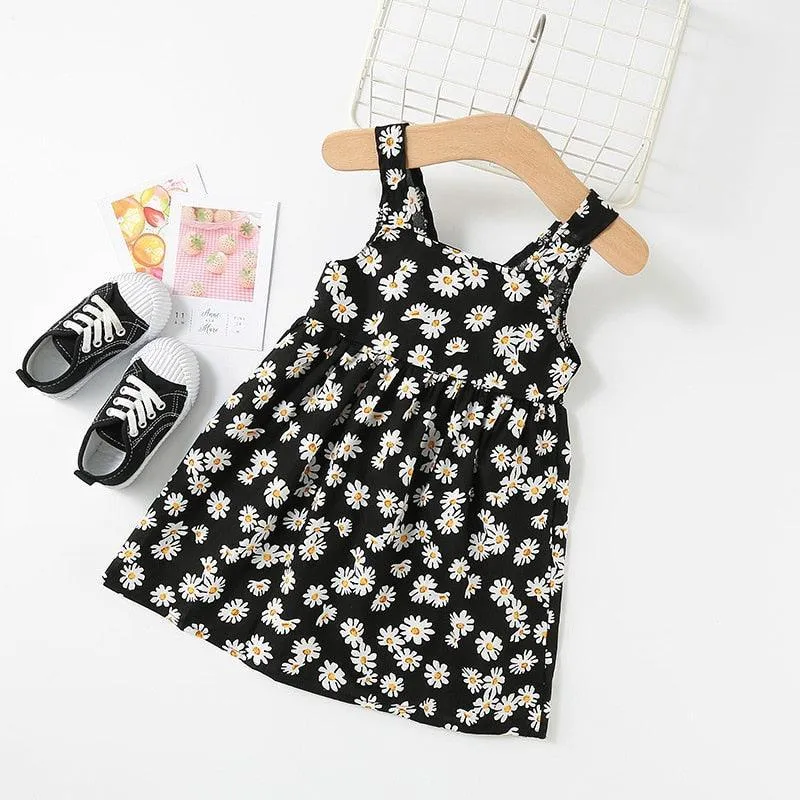 Sleeveless Floral Girls Dresses