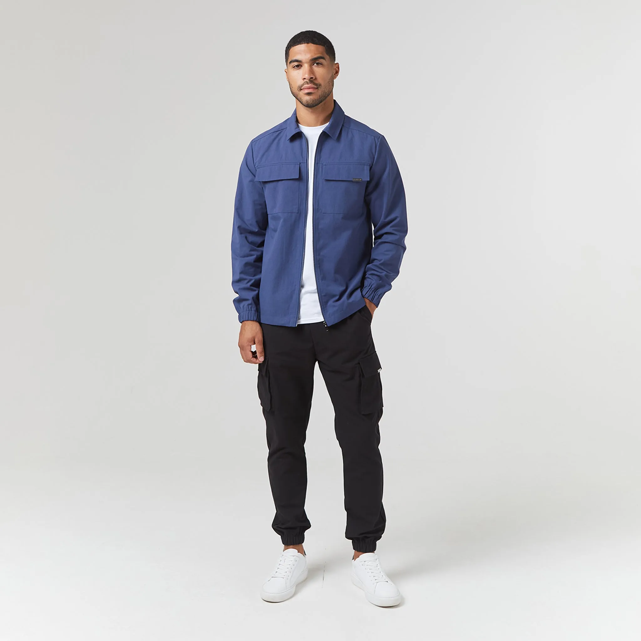 Smart Utility Overshirt | Blue