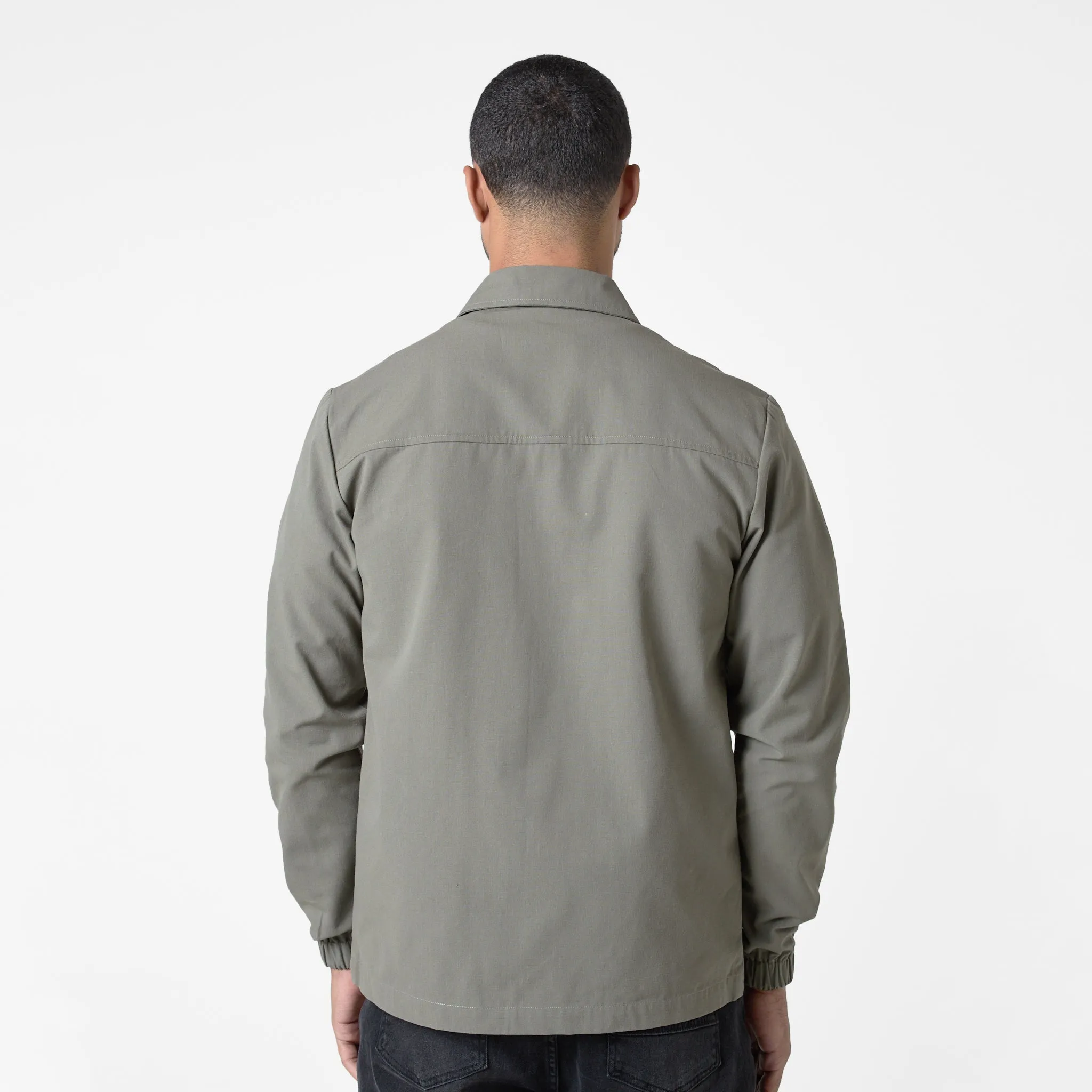 Smart Utility Overshirt | Olive