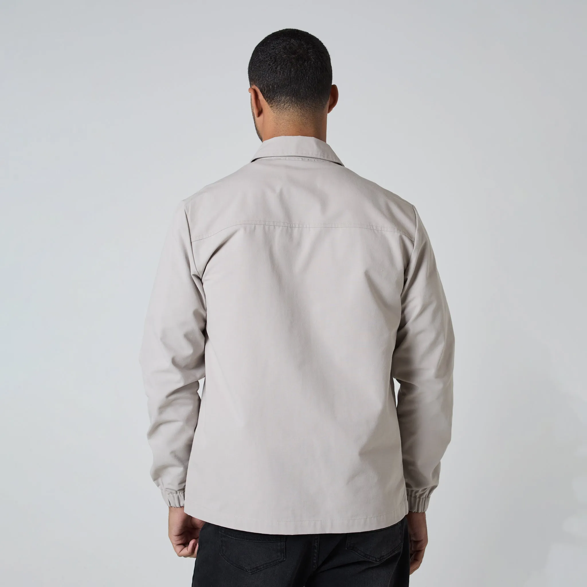 Smart Utility Overshirt | Stone