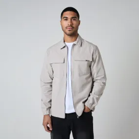 Smart Utility Overshirt | Stone