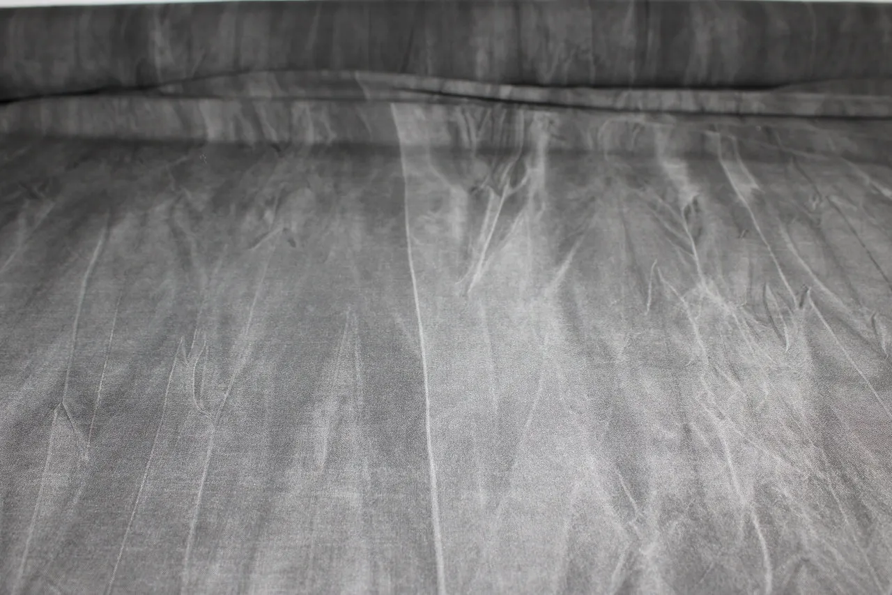 Sueded/Distressed Tencel Broadcloth - Storm Gray