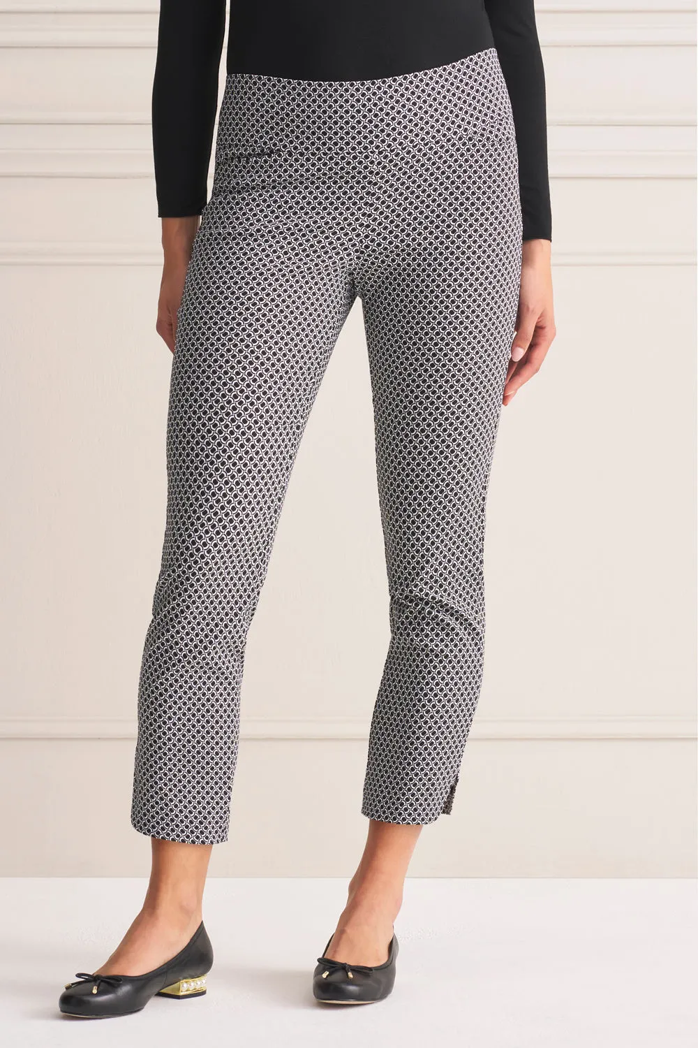 Texture Print Pant - Geo Print