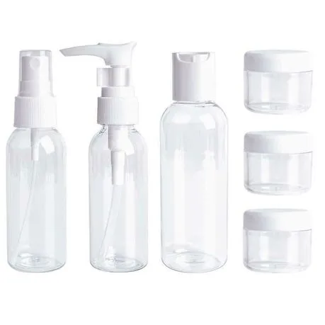 Travel Smart Bottles Set in Resuasable Pouch 6pack