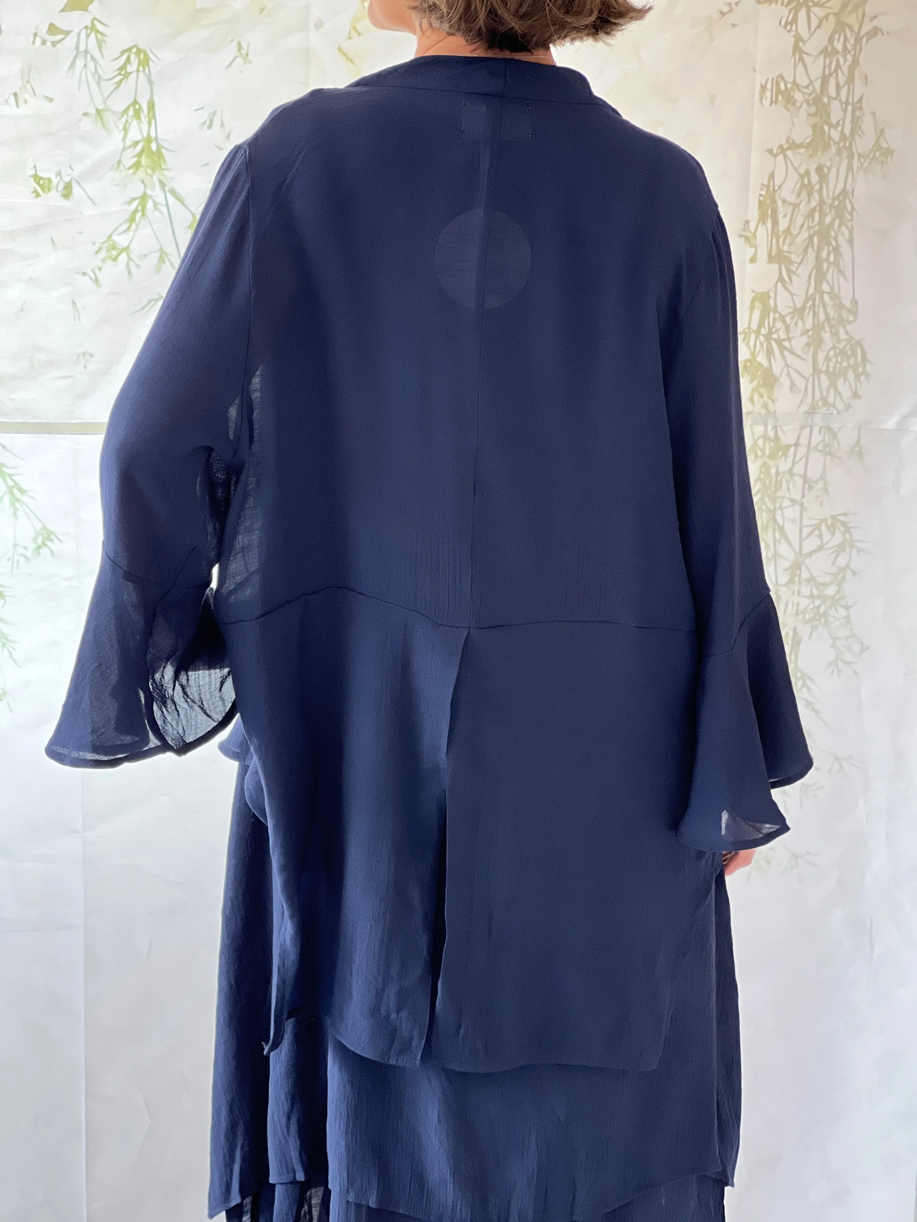 Victoria Navy Sun Cardigan