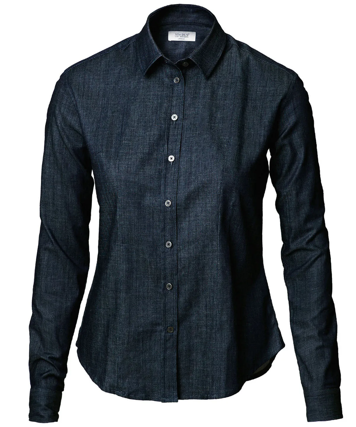 Womens Torrance  raw and stylish denim shirt | Indigo Blue